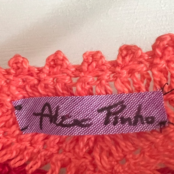 Alix Pinho Rainbow Crochet Mini Dress - Picture 9 of 11